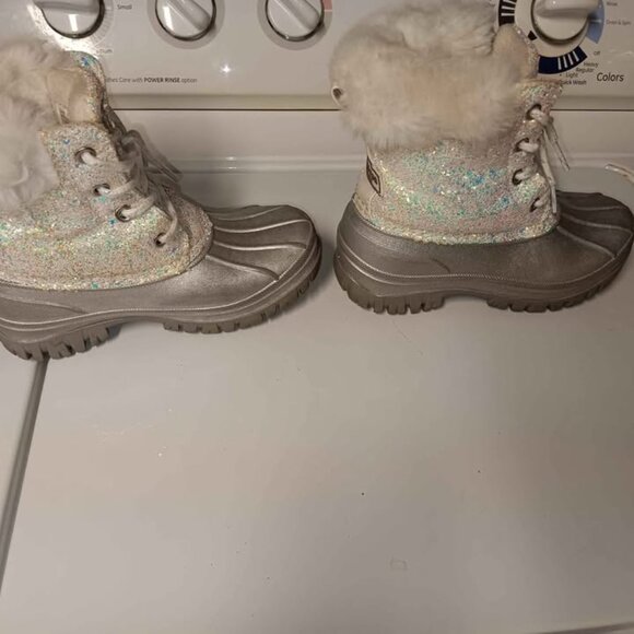Childrens London fog glitter boots size 13 - Picture 5 of 8